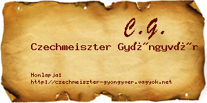 Czechmeiszter Gyöngyvér névjegykártya